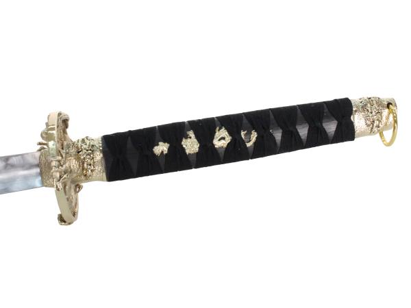 Ложка для обуви "Катана" латунь, дерево, Россия