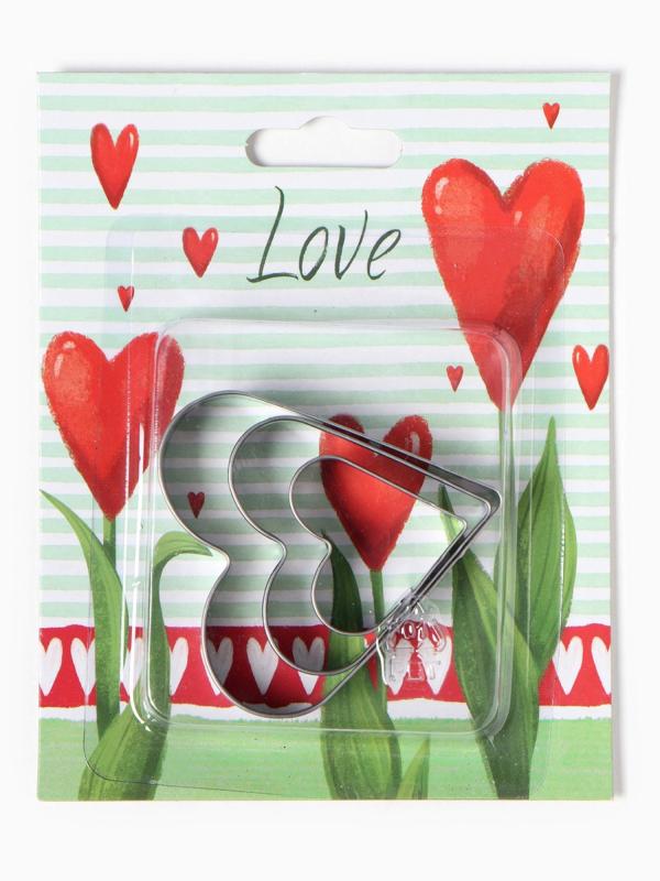 Набор "Love", полотенце, формочка для печенья