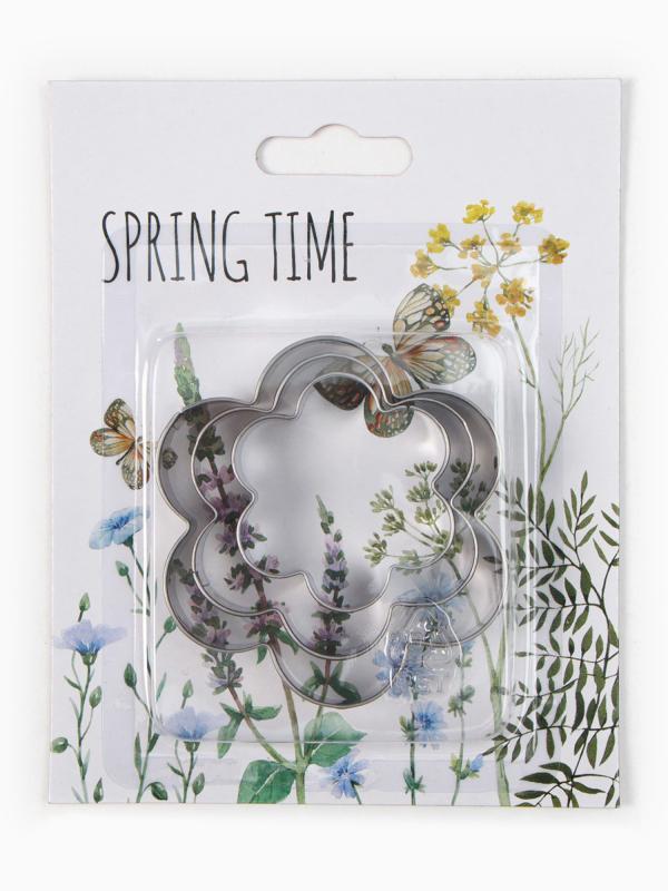 Набор "Весеннее время", полотенце, формочки для печенья