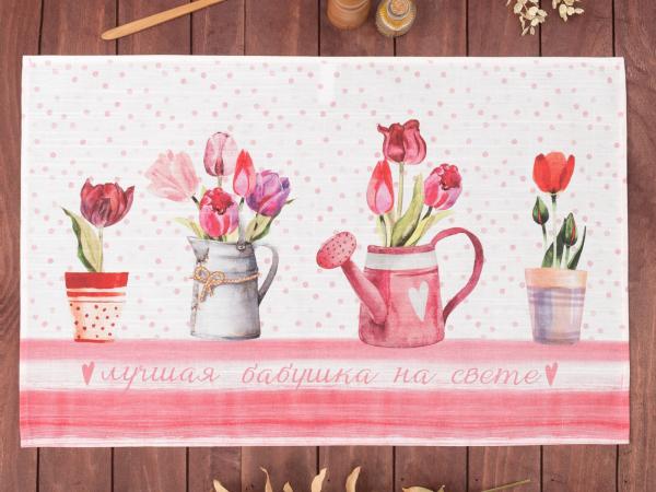 Полотенце "Любимая бабушка", 40*67 см, хлопок