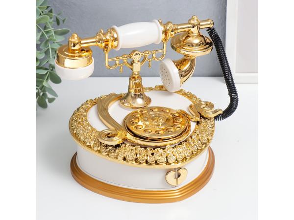 Шкатулка музыкальная "Телефон", 16,5*20*18 см