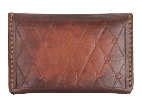 Визитница 11х7 см кожа