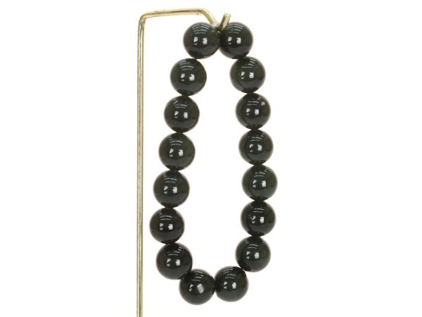 Браслет d12 нефрит 16 бусин