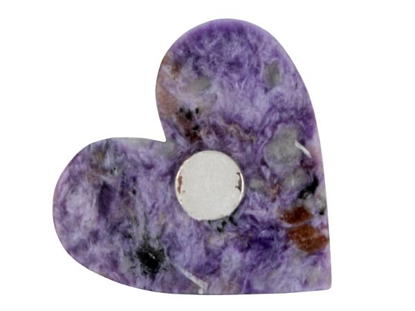 Магнит "Сердце" чароит