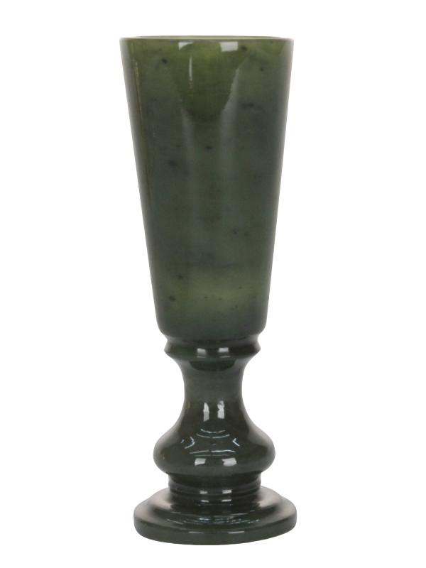 Рюмка на ножке №8 нефрит h9см