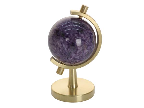 Сувенир "Глобус" d4см чароит