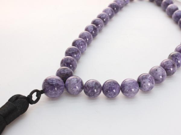 Четки d10 чароит 33 бусины