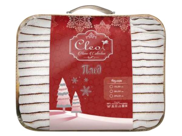 Плед Cleo Marmari велсофт 180х200 двуспальный