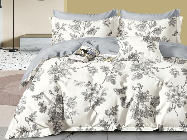Комплект постельного белья 1,5 Cleo сатин Satin euro max (наволочка 50х70) Россия