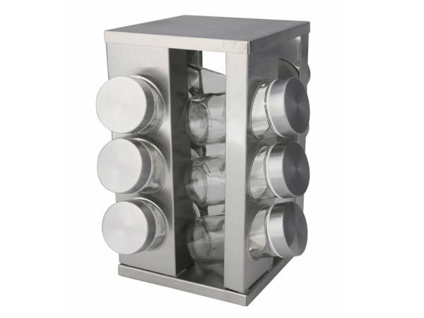 Набор для специй 12 банок на вращающейся подставке