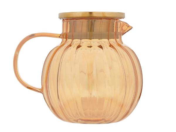 Чайник-кувшин заварочный 1,3 л янтарный