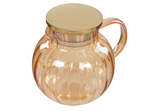 Чайник-кувшин заварочный 1,3 л янтарный