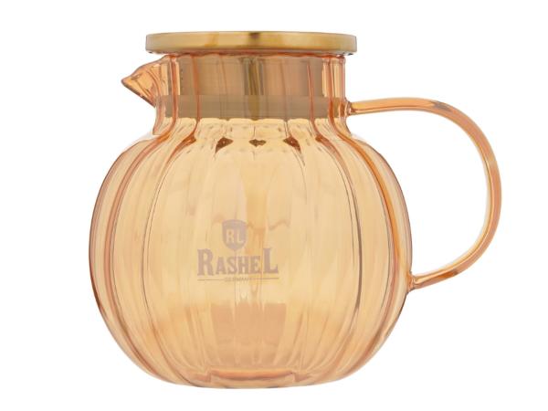 Чайник-кувшин заварочный 1,3 л янтарный