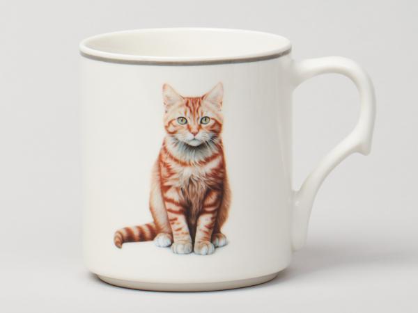 Набор кружек 4 шт на подставке 370 мл