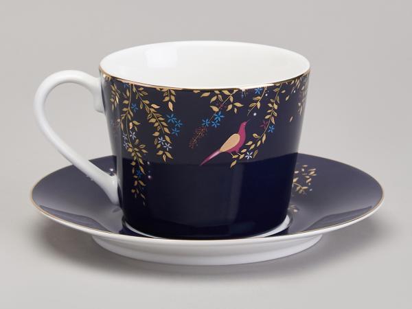 Чайная пара "Золотые птицы" 220 мл