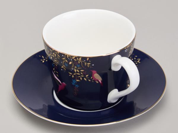 Чайная пара "Золотые птицы" 220 мл