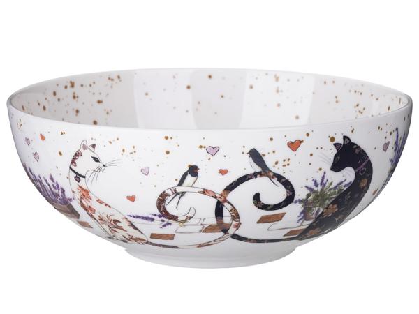 Салатник "Лавандовые коты" 850 мл