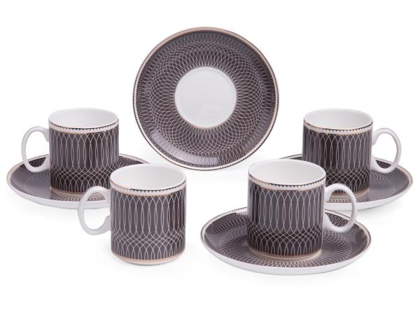 Кофейный набор "INFINITY" 4/8 пр 120 мл