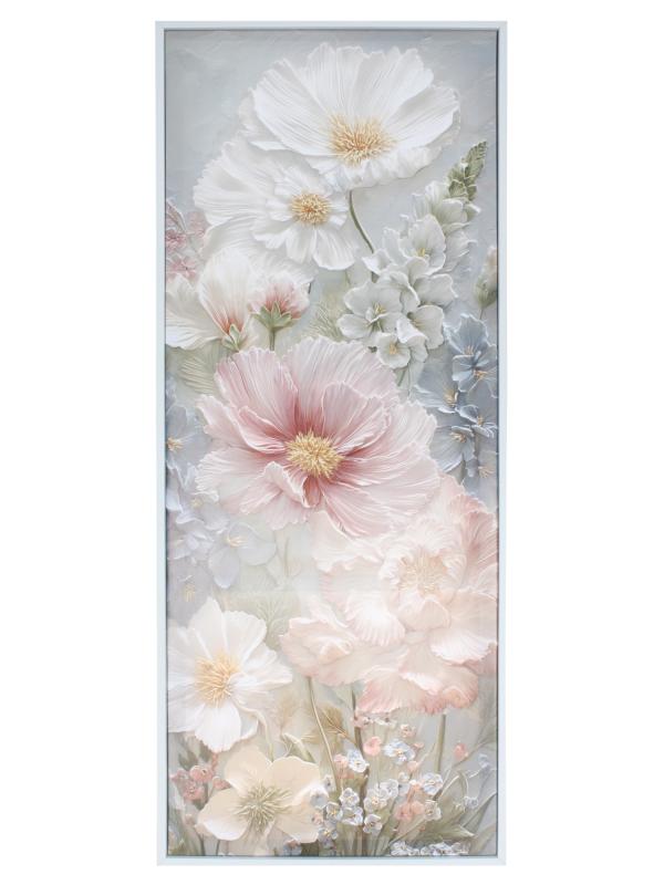 Картина на холсте "Цветы", 115*45 см