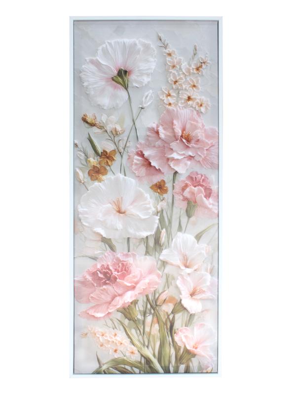 Картина на холсте "Цветы", 115*45 см, Россия
