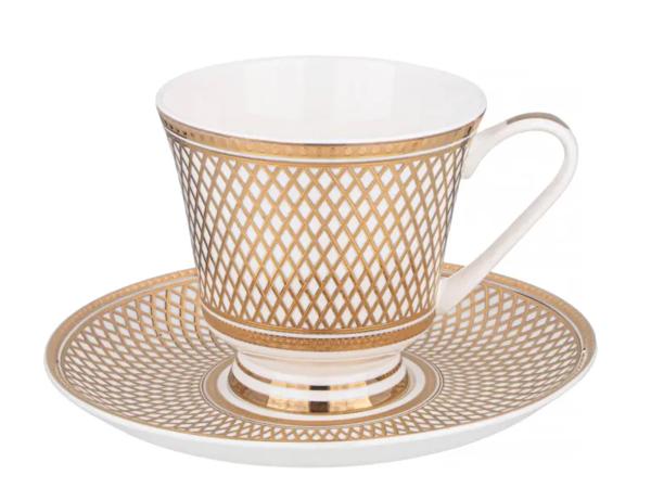 Чайный набор "Золотая сетка" 6/12 пр 270 мл