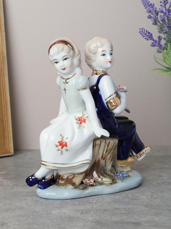 Мальчик с девочкой 15 см