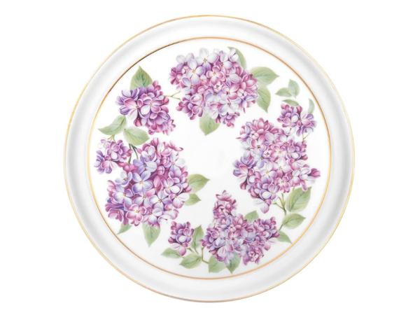 Блюдо для блинов "Сирень" 23х23х9 см