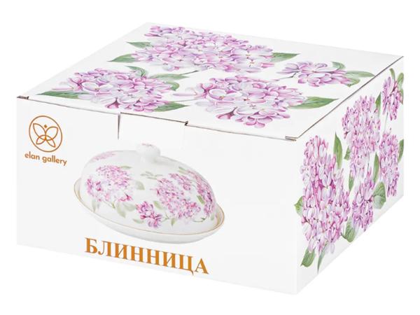 Блюдо для блинов "Сирень" 23х23х9 см