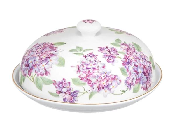 Блюдо для блинов "Сирень" 23х23х9 см