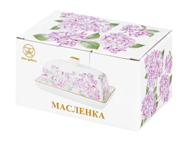 Масленка "Сирень" 13х9х6 см
