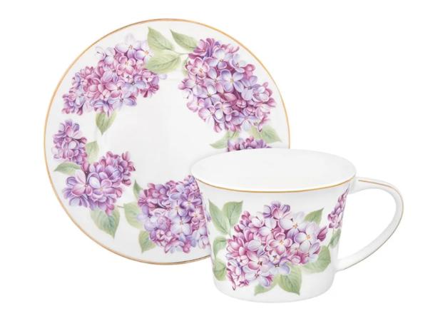 Чайная пара "Сирень" 250 мл