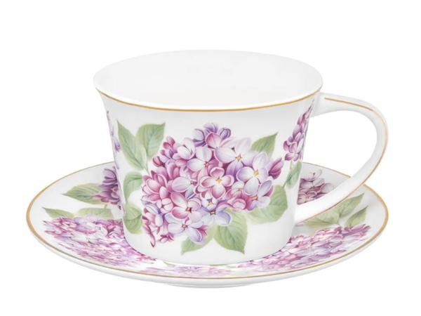 Чайная пара "Сирень" 250 мл