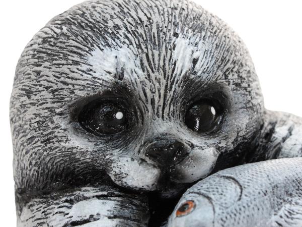 Шкатулка Нерпа с рыбой