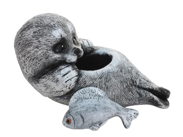 Шкатулка Нерпа с рыбой