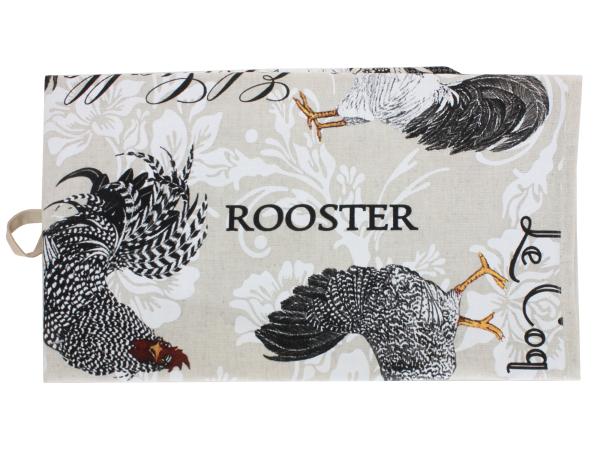 Набор полотенце 39х60 см + прихватка 18х18 см "Петушки" 2 пр