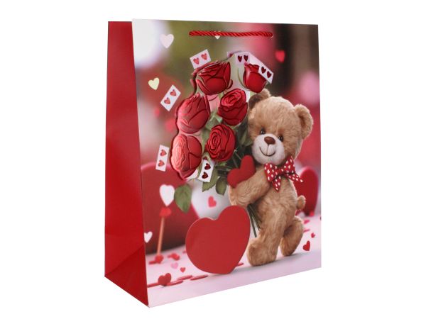 Сумка подарочная "Мишка" 26х32х10