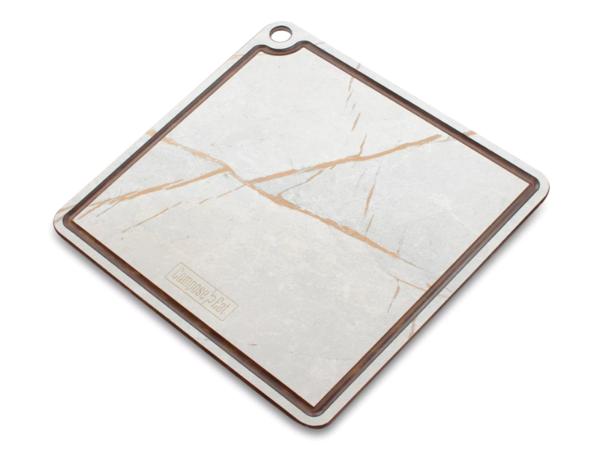 Подставка под горячее/доска для сервировки  24х24 см мраморный Грэйс