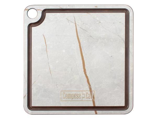 Подставка под горячее/доска для сервировки мраморный Грэйс 18х18 см