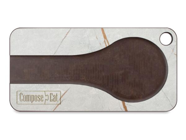 Подставка под ложку 20х10 см мраморный Грэйс