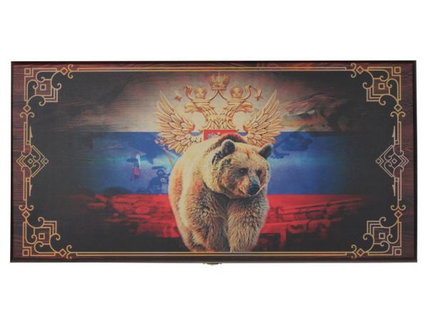 Нарды "Русский медведь" 50х25 см средние
