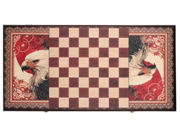 Нарды "Орлан" 60х30 см Россия дерево