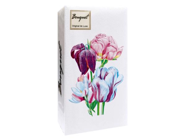 Салфетки 2-х слойные 20 шт "Весенний букет" 33х33 см