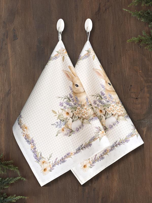 Набор полотенец 40х60 см "Лавандовая весна" 2 шт