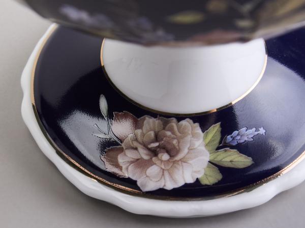 Ваза/Конфетница "Кобальт" 11х13 см