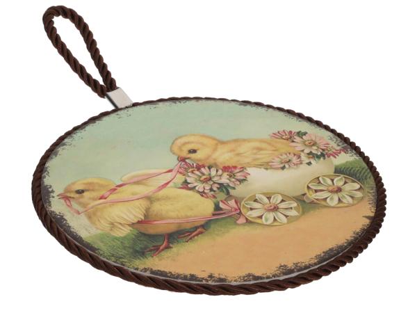 Подставка под горячее d17 см "Цыплята"