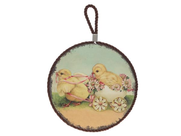 Подставка под горячее d17 см "Цыплята"