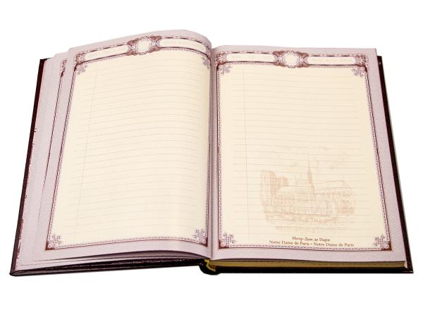 Ежедневник А5 в кожанной обложке