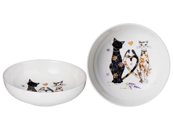 Набор розеток "Лавандовые коты" 2 шт