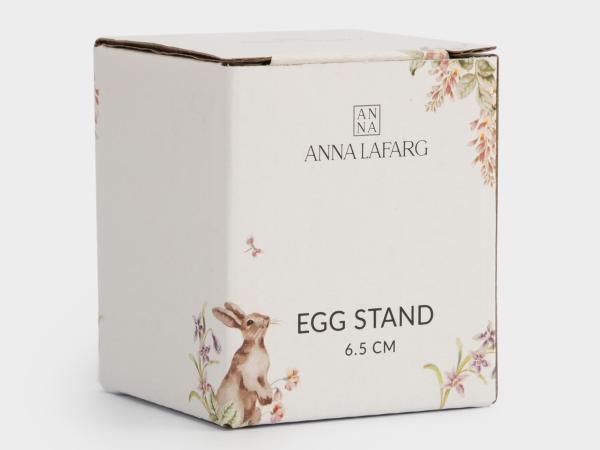 Подставка под яйцо "Кролик с цветами"  7 см