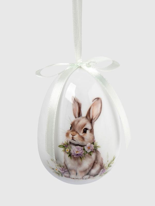 Подвеска "Пасхальное яйцо Кролик" 8 см